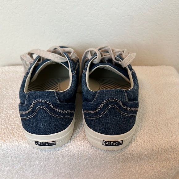 Taos men’s Denim Blue Sneakers Size 10 - Picture 5 of 10
